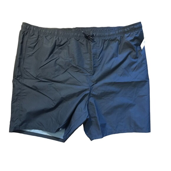 Men's XXXXL Solid Swim Trunks 7in. inseam Old Navy with Pockets Navy Blue NEW - Picture 1 of 3